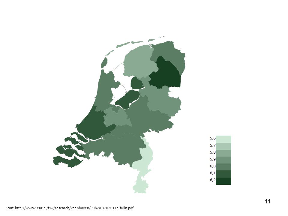 Bron:   eur. nl/fsw/research/veenhoven/Pub2010s/2011e-fulln