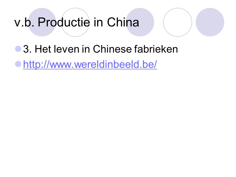 v.b. Productie in China 3. Het leven in Chinese fabrieken