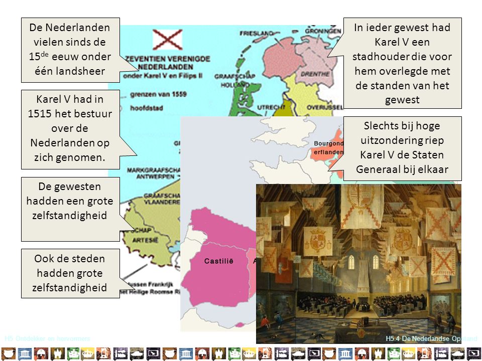 De Nederlanden vielen sinds de 15de eeuw onder één landsheer