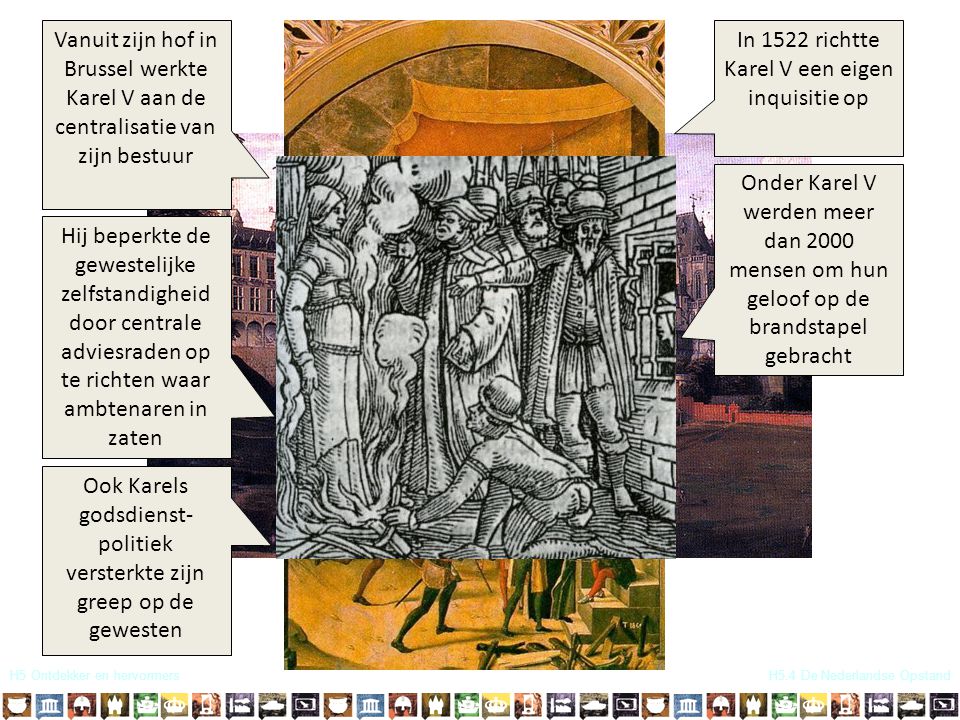 In 1522 richtte Karel V een eigen inquisitie op