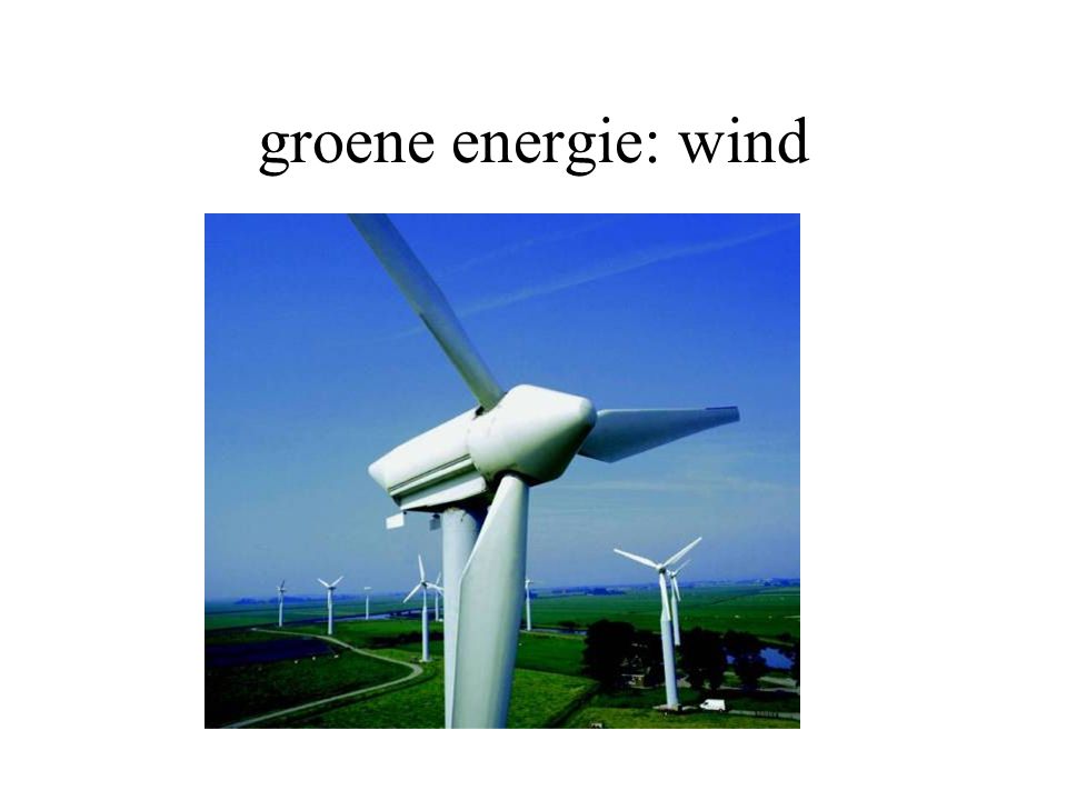 groene energie: wind