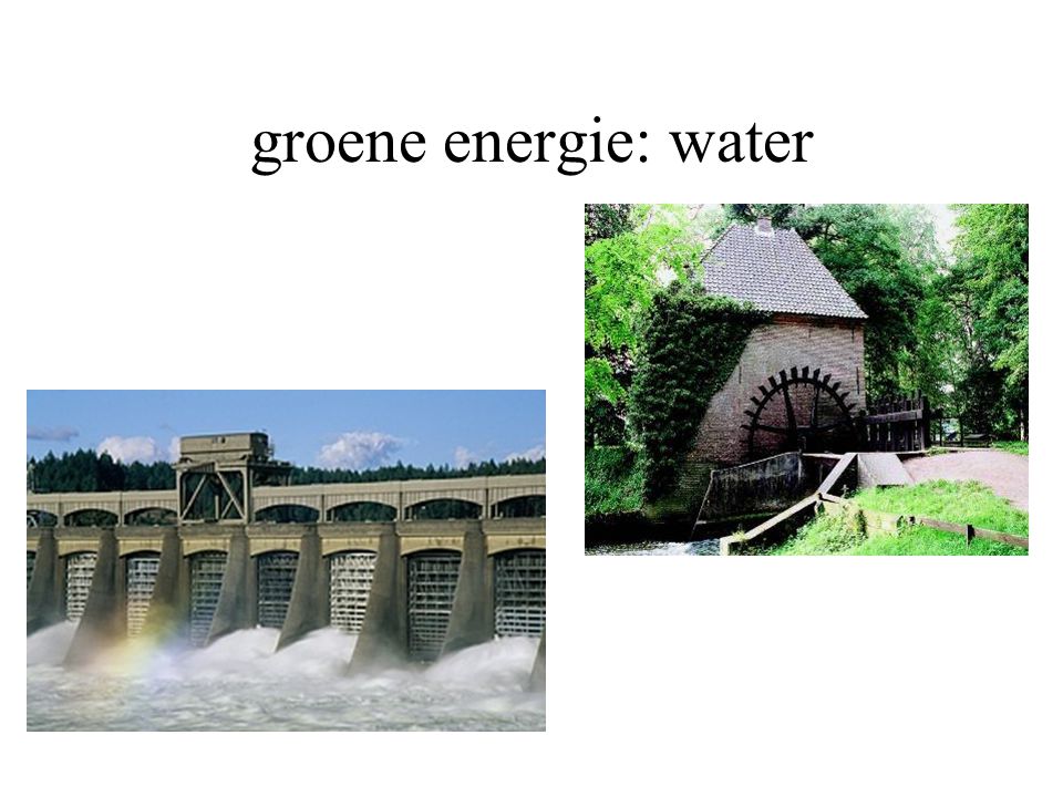 groene energie: water
