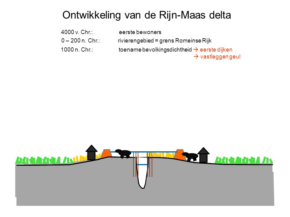 Ontwikkeling van de Rijn-Maas delta