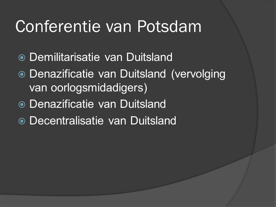 Conferentie van Potsdam