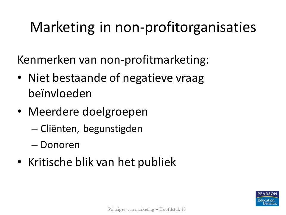 Marketing in non-profitorganisaties