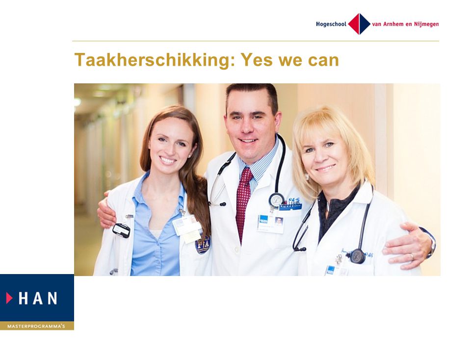 Taakherschikking: Yes we can