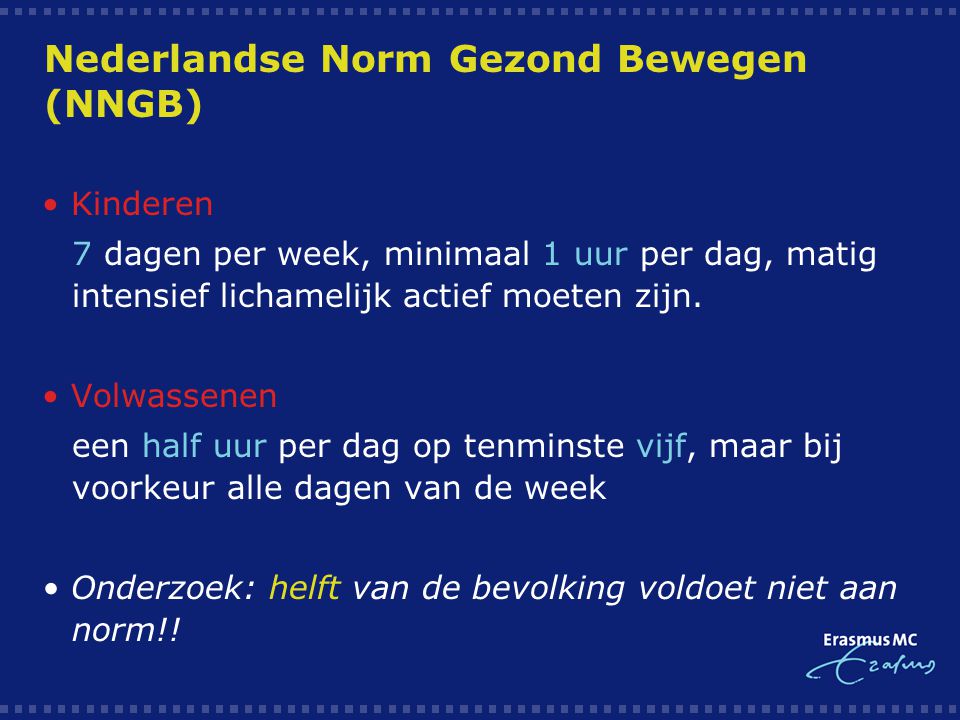 Nederlandse Norm Gezond Bewegen (NNGB)