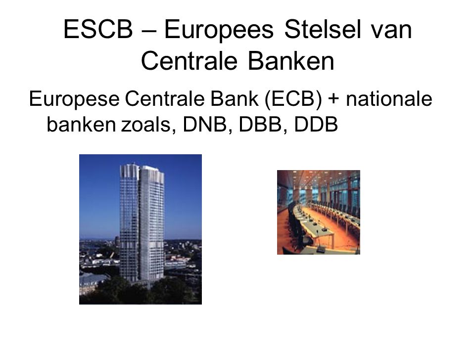 ESCB – Europees Stelsel van Centrale Banken