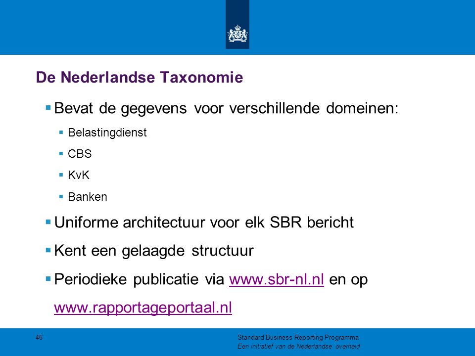 De Nederlandse Taxonomie