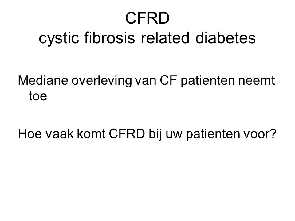 CFRD cystic fibrosis related diabetes