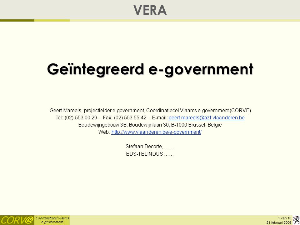 Geïntegreerd e-government