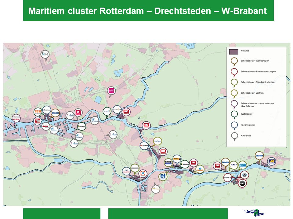 Maritiem cluster Rotterdam – Drechtsteden – W-Brabant