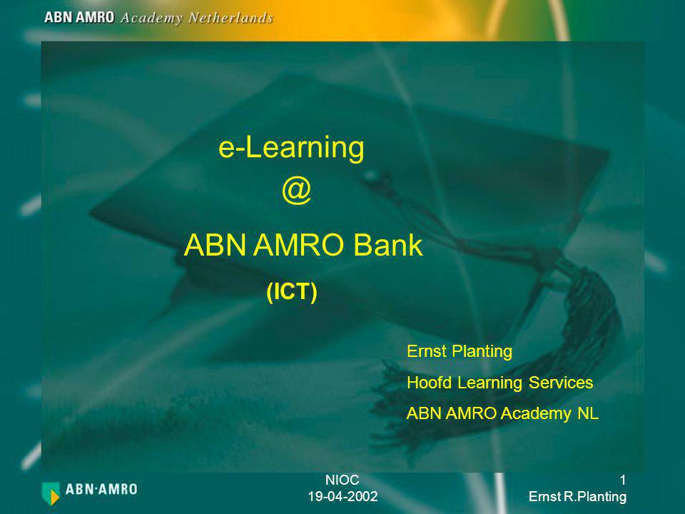 ABN AMRO Bank (ICT) Ernst Planting