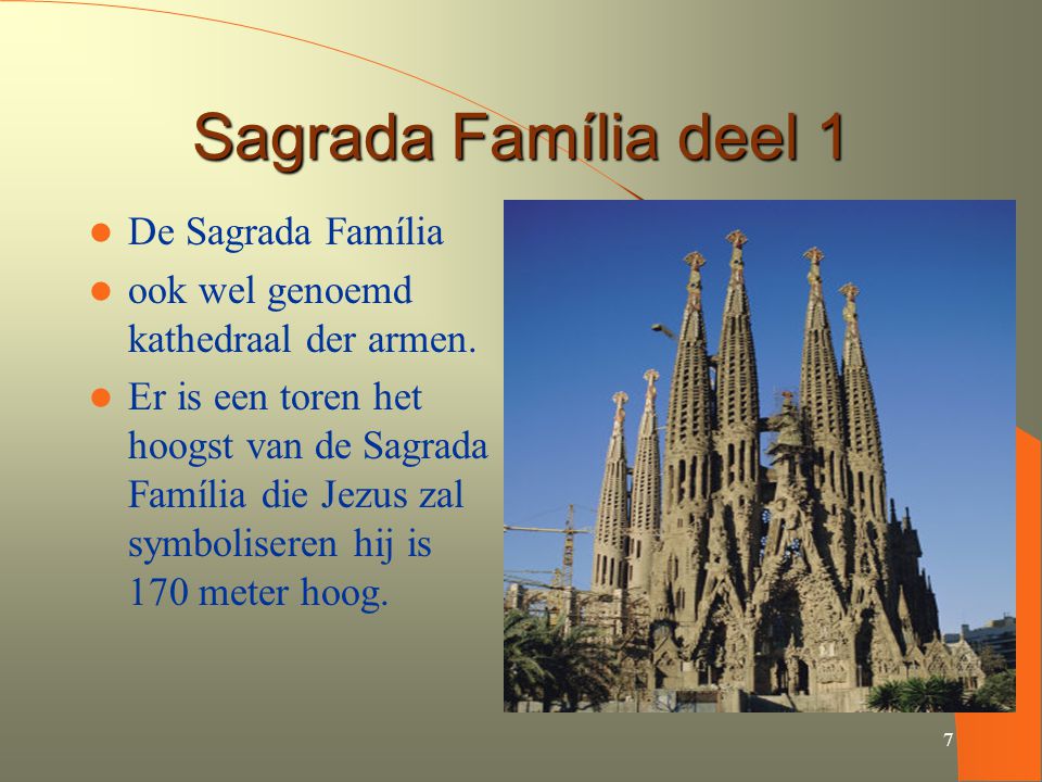 Sagrada Família deel 1 De Sagrada Família