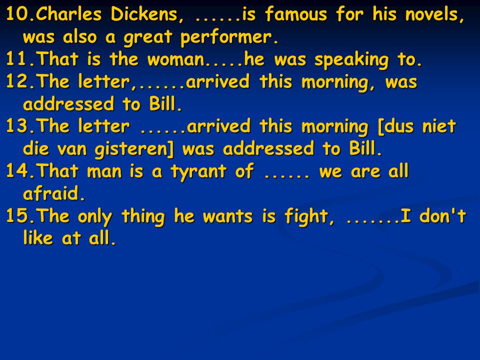 Charles Dickens, is famous for his novels, was also a great performer.
