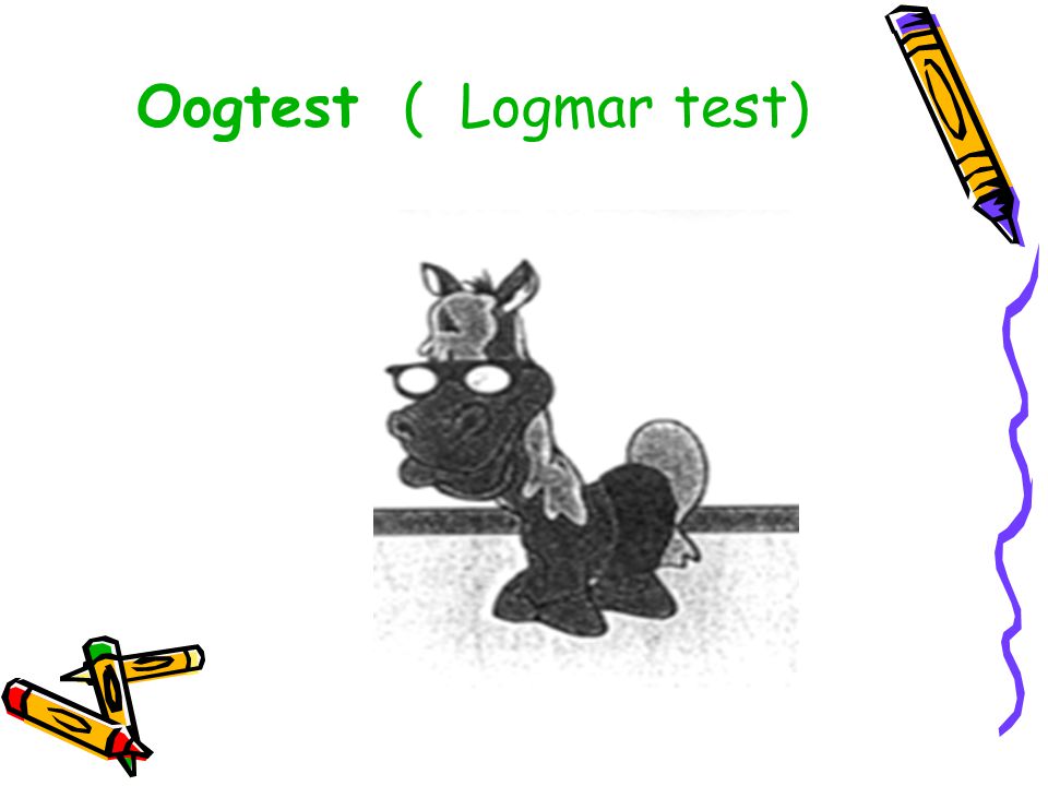 Oogtest ( Logmar test)