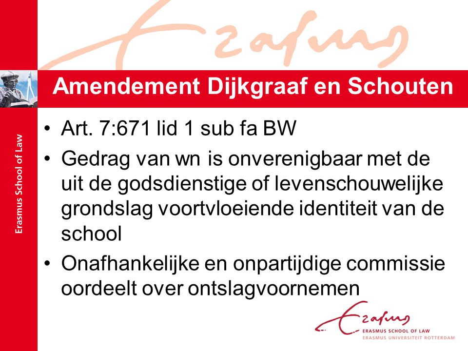 Amendement Dijkgraaf en Schouten