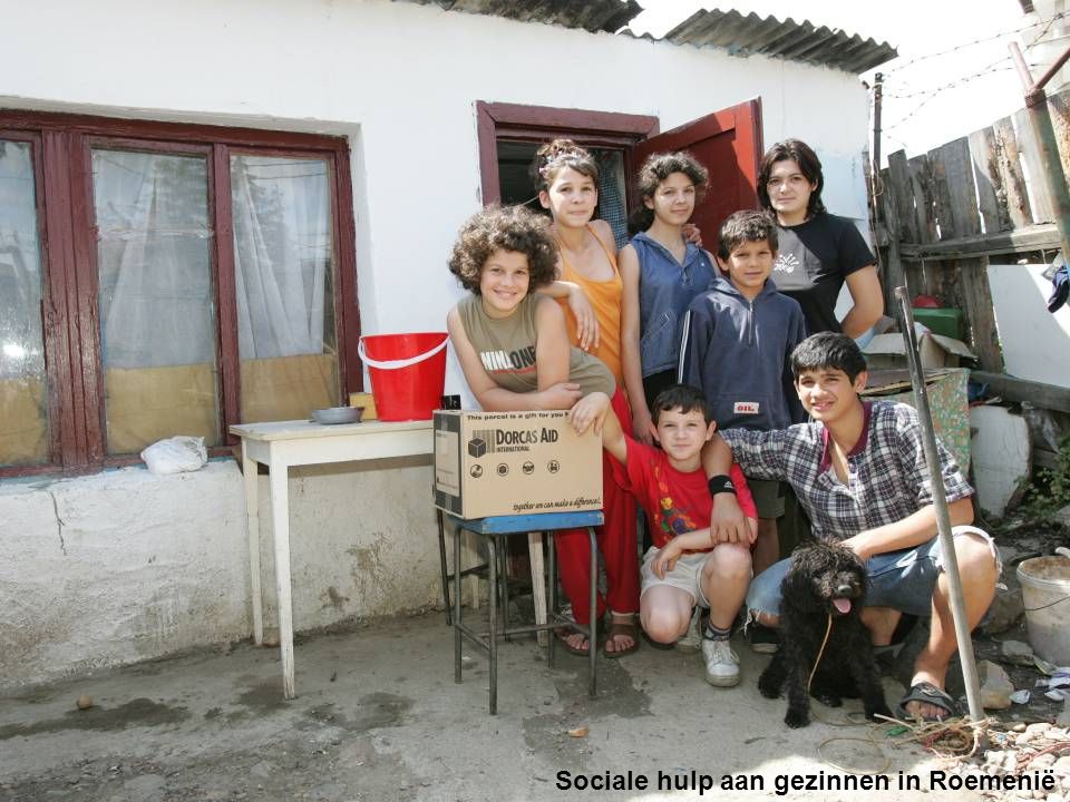 Sociale hulp aan gezinnen in Roemenië