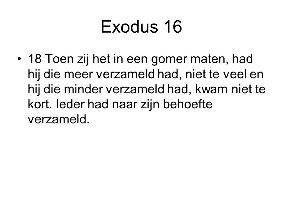 Exodus 16