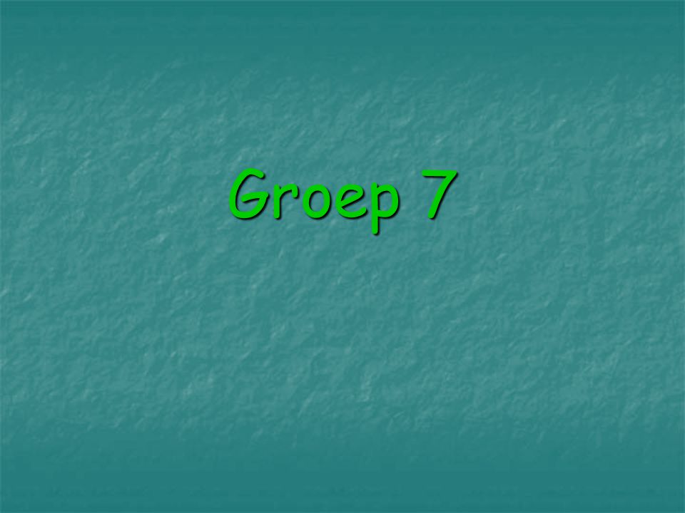 Groep 7