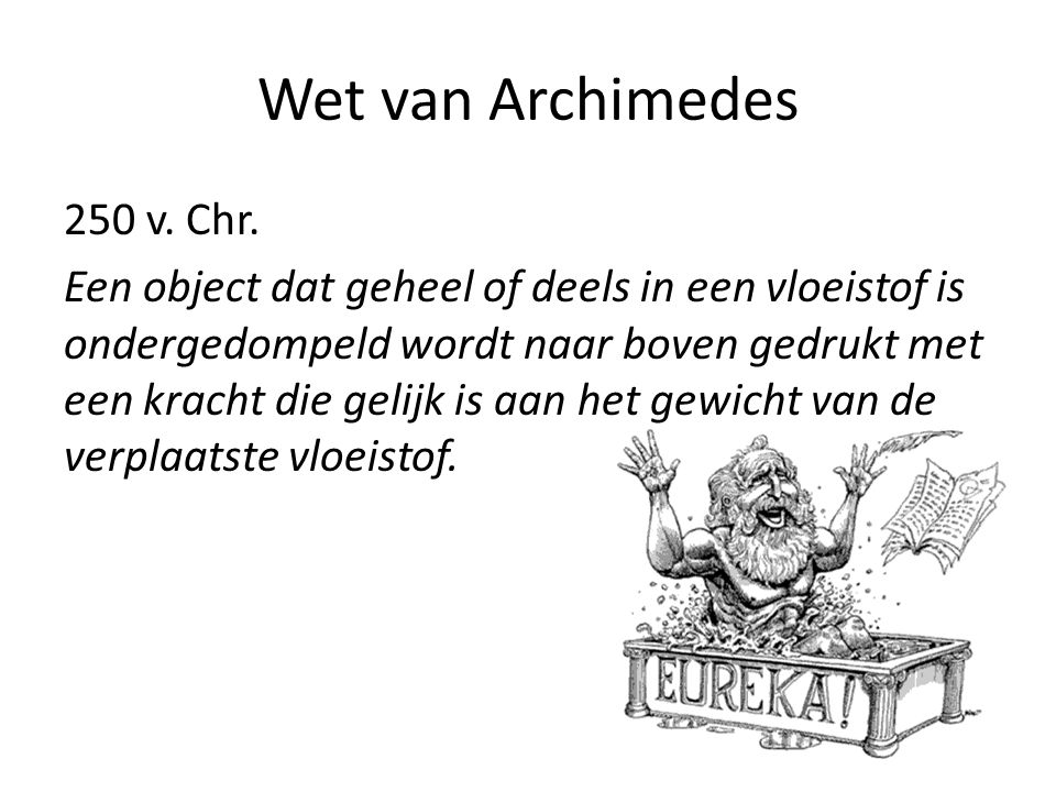 Wet van Archimedes