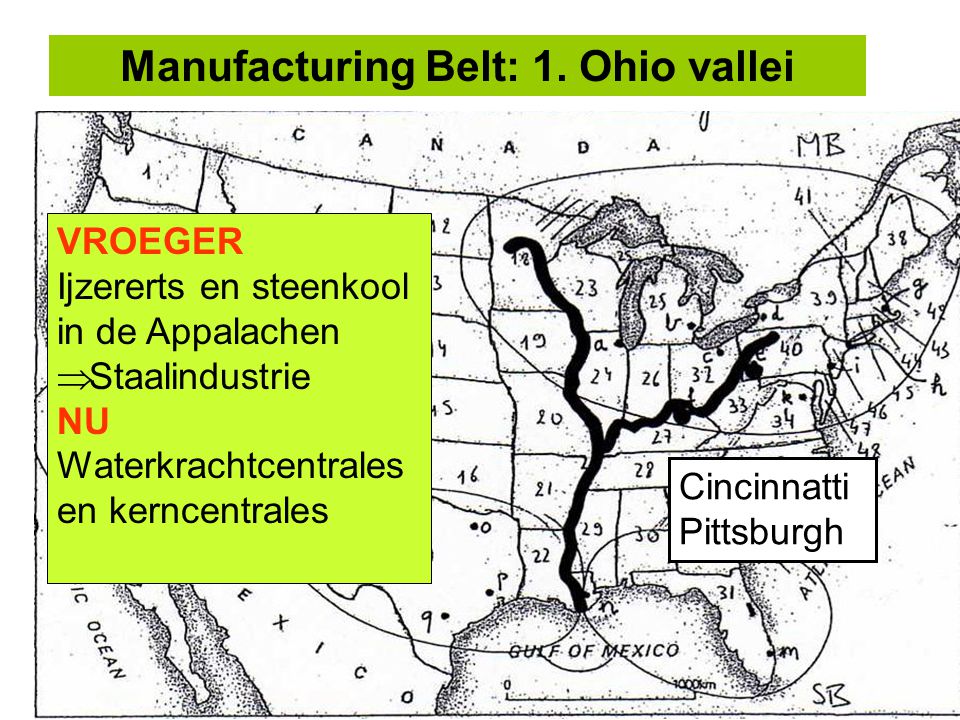 Manufacturing Belt: 1. Ohio vallei
