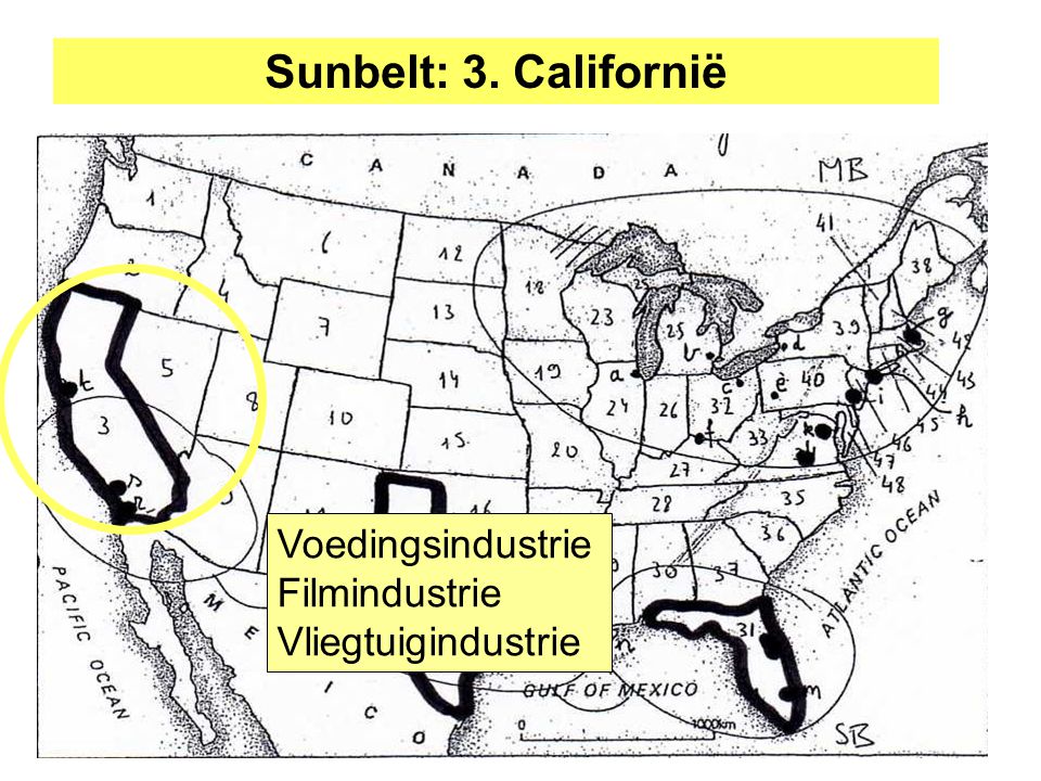 Sunbelt: 3. Californië Voedingsindustrie Filmindustrie