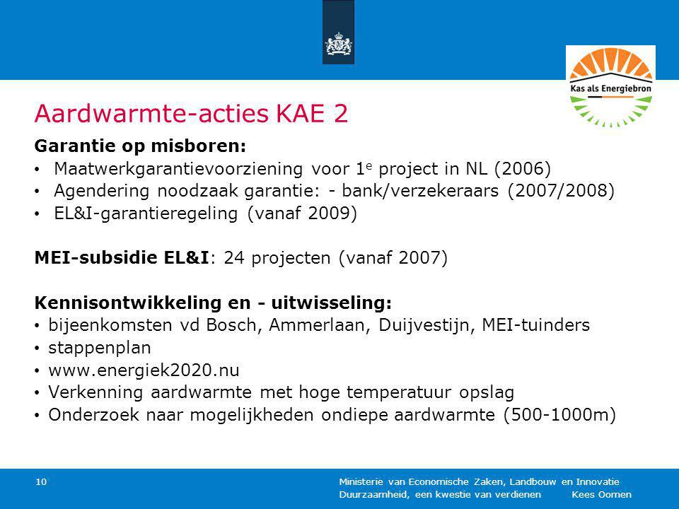 Aardwarmte-acties KAE 2