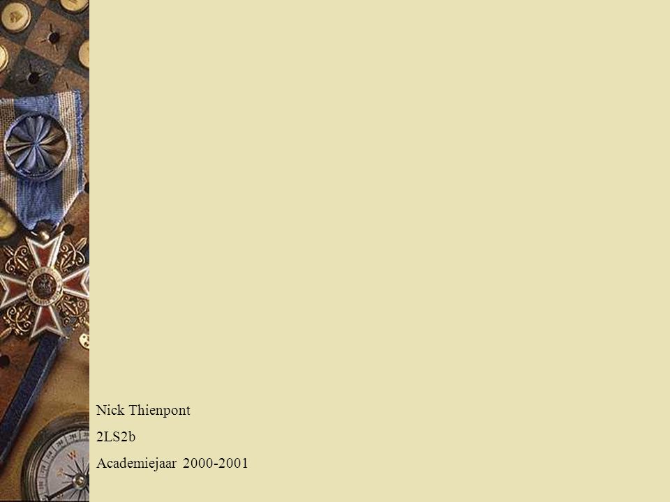 Nick Thienpont 2LS2b Academiejaar