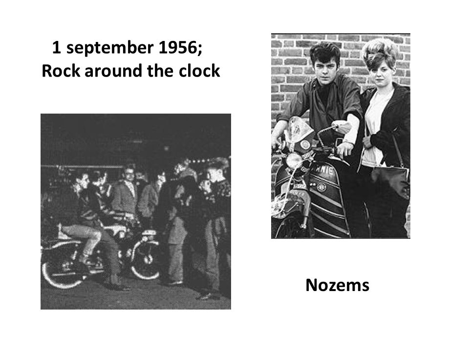 1 september 1956; Rock around the clock