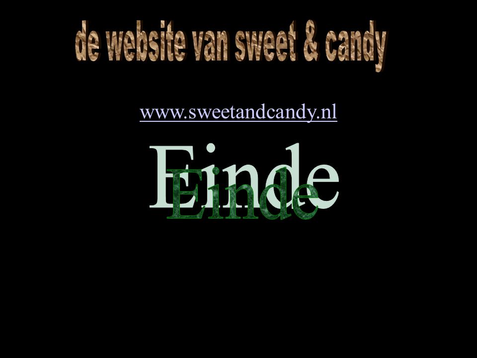 de website van sweet & candy