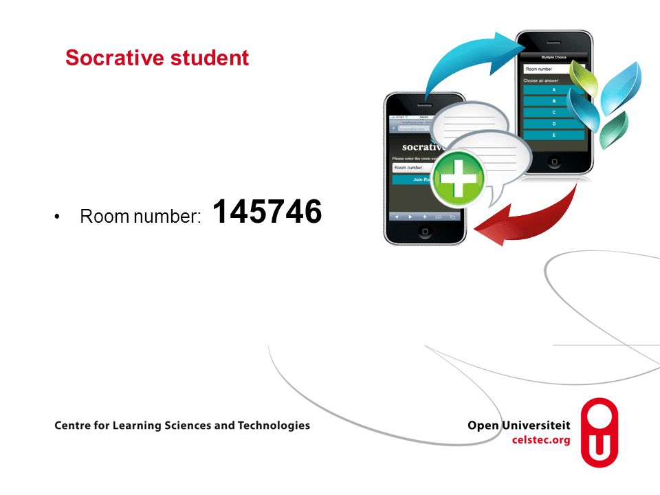 Socrative student Room number: