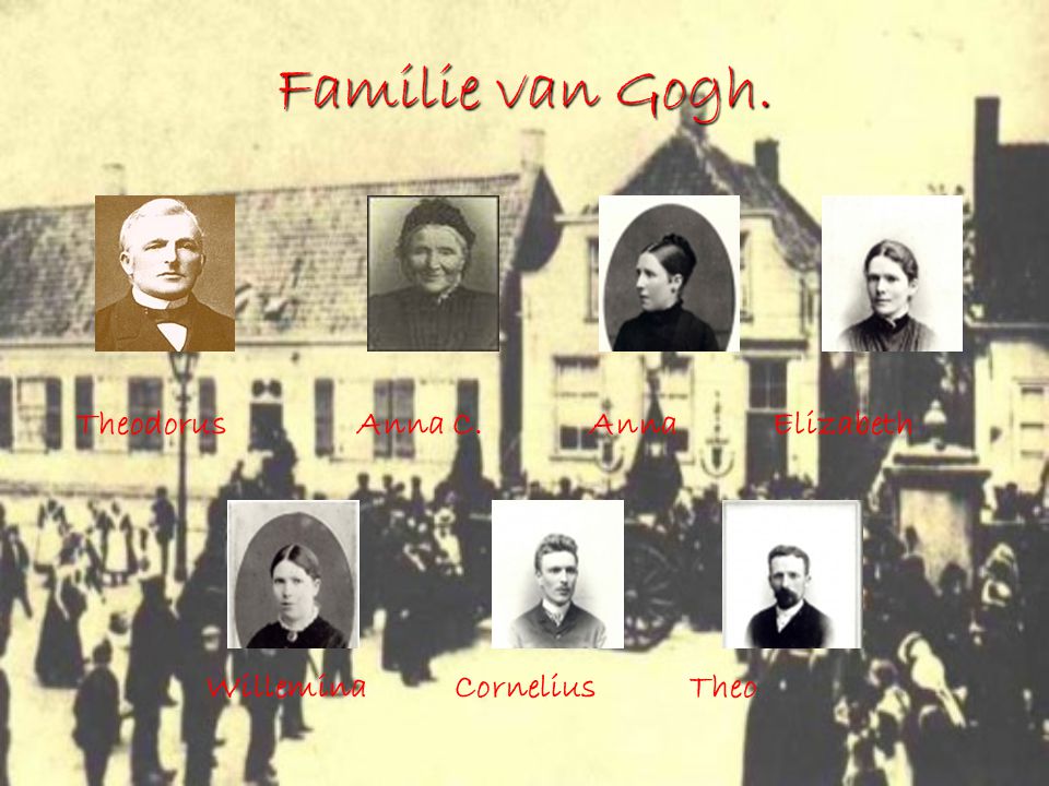 Familie van Gogh. Theodorus Anna C. Anna Elizabeth
