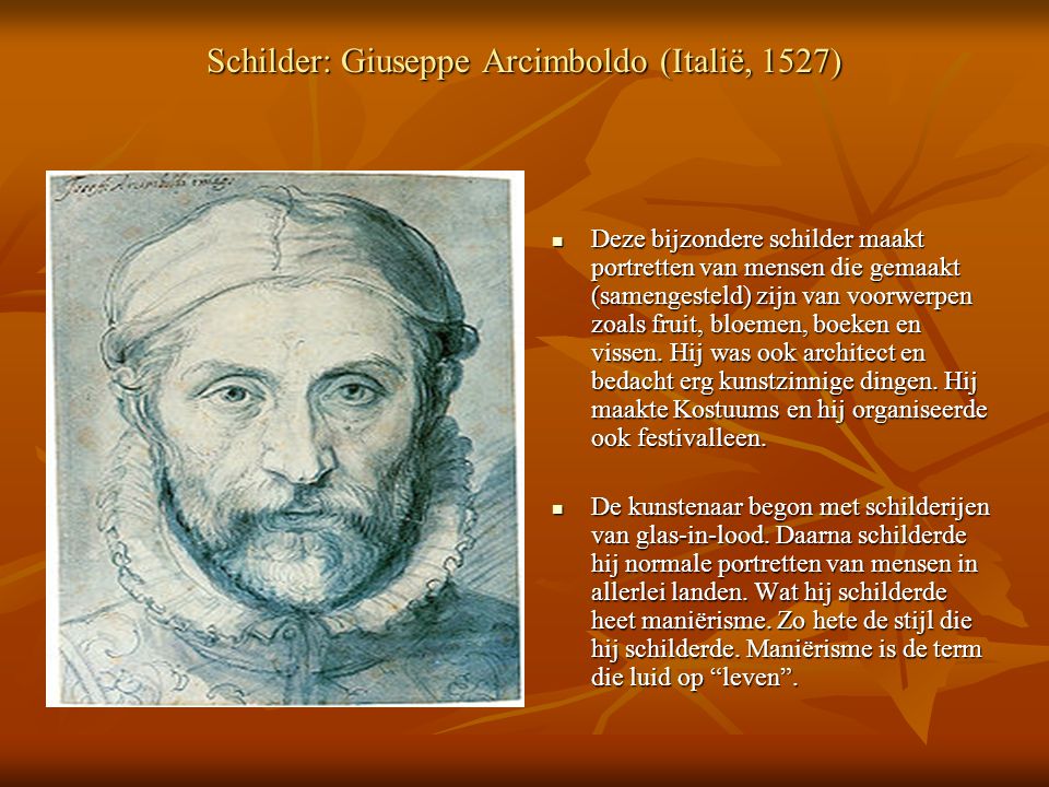 Schilder: Giuseppe Arcimboldo (Italië, 1527)