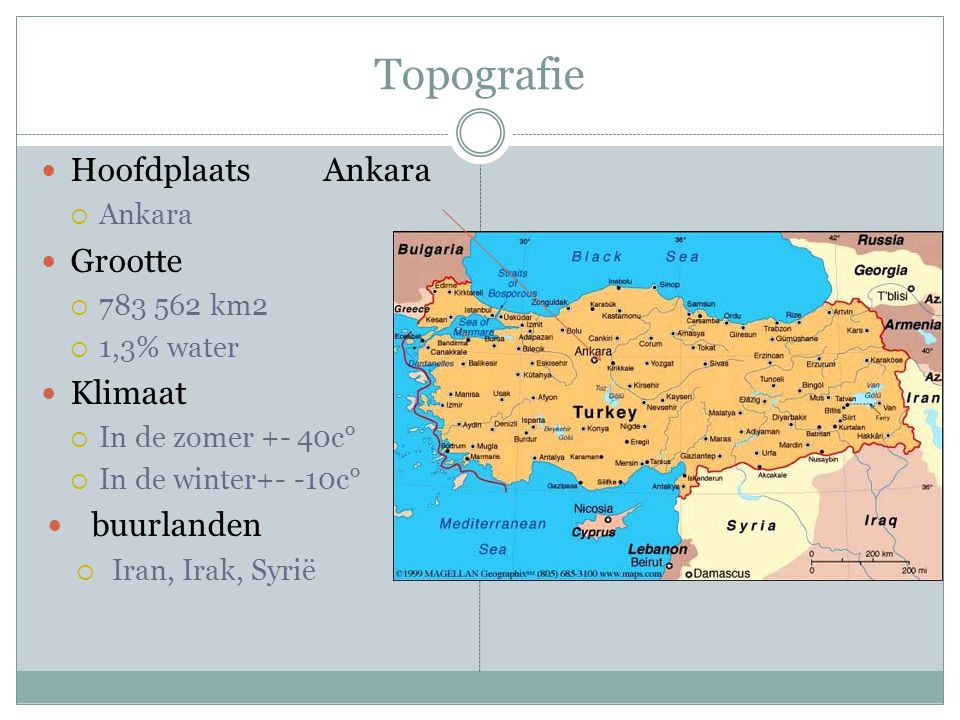 Topografie Hoofdplaats Ankara Grootte Klimaat buurlanden Ankara