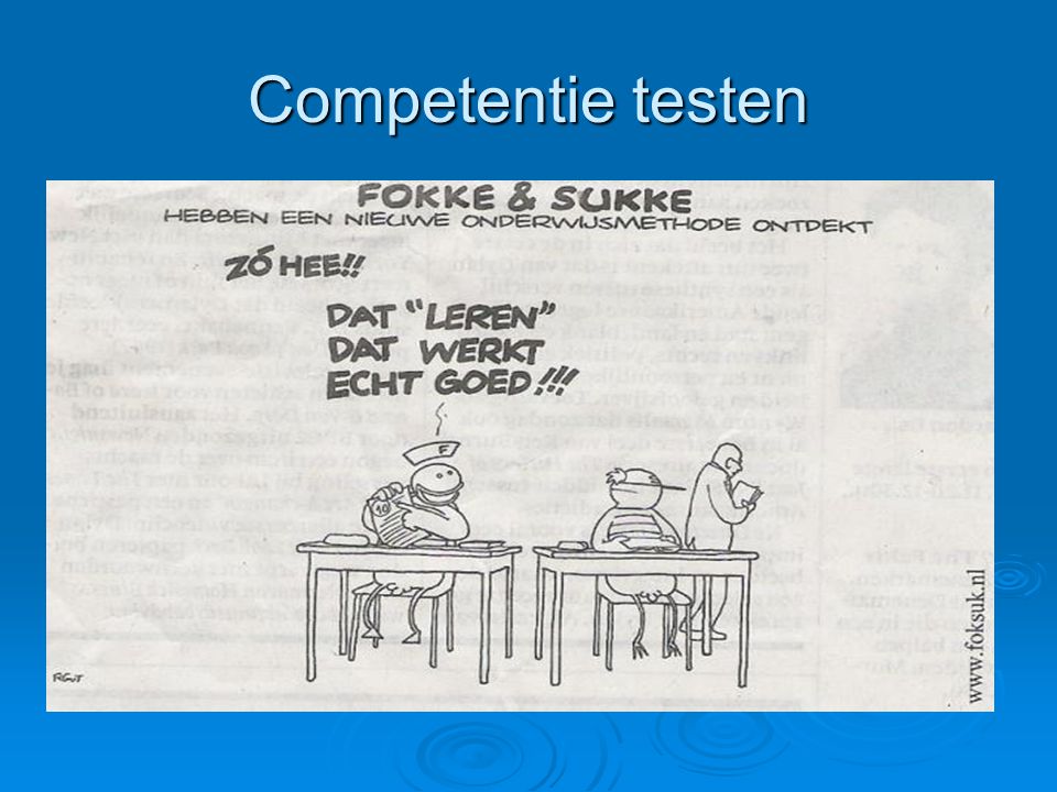 Competentie testen