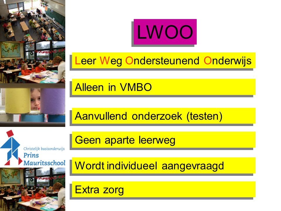 LWOO Leer Weg Ondersteunend Onderwijs Alleen in VMBO