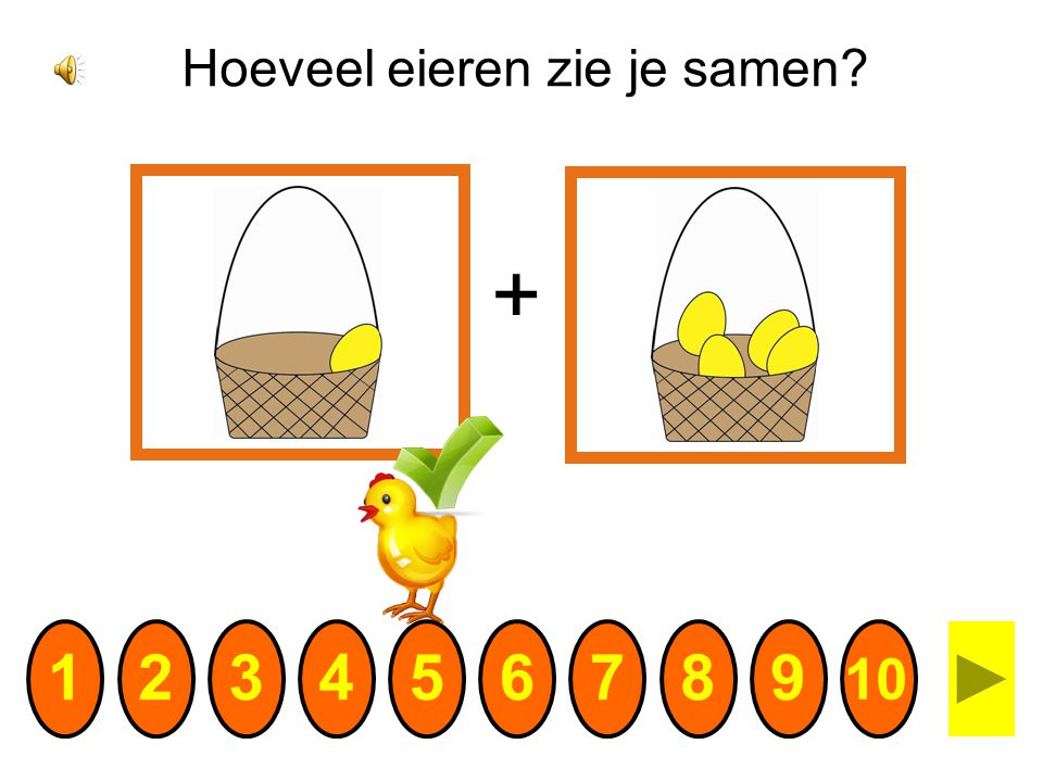 Hoeveel eieren zie je samen