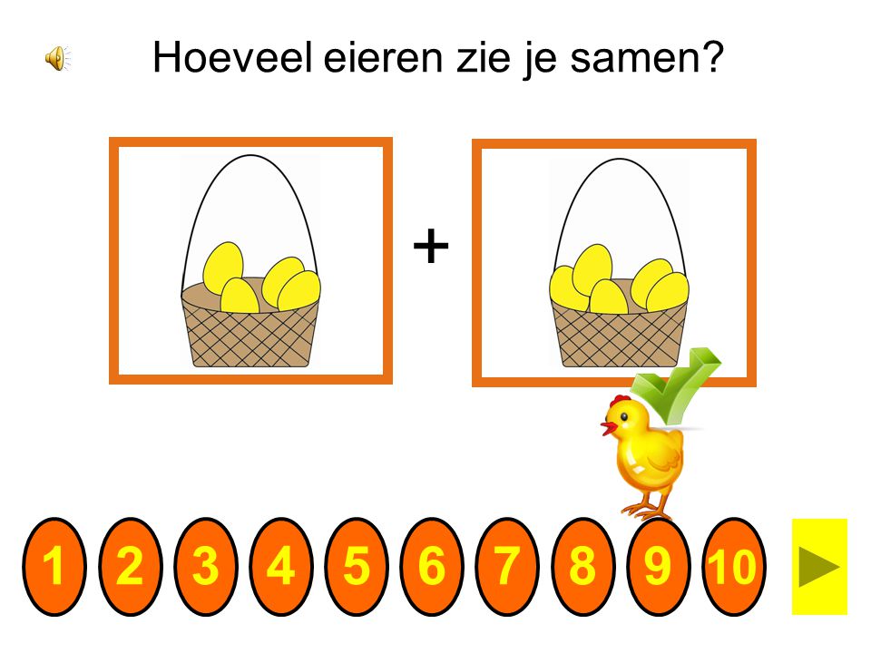 Hoeveel eieren zie je samen