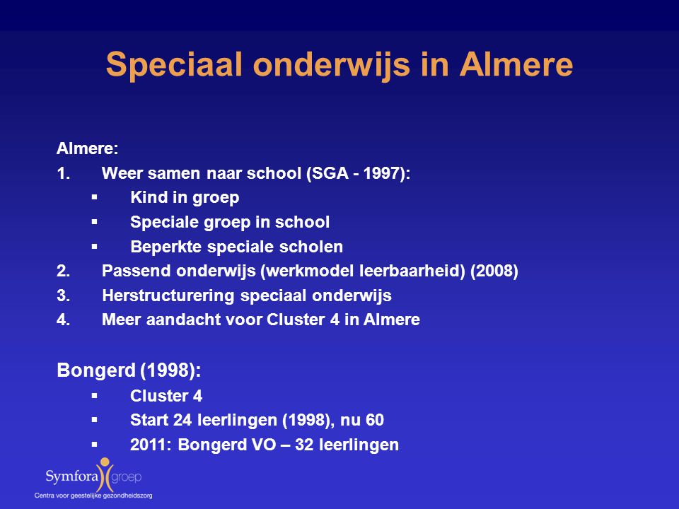 Speciaal onderwijs in Almere