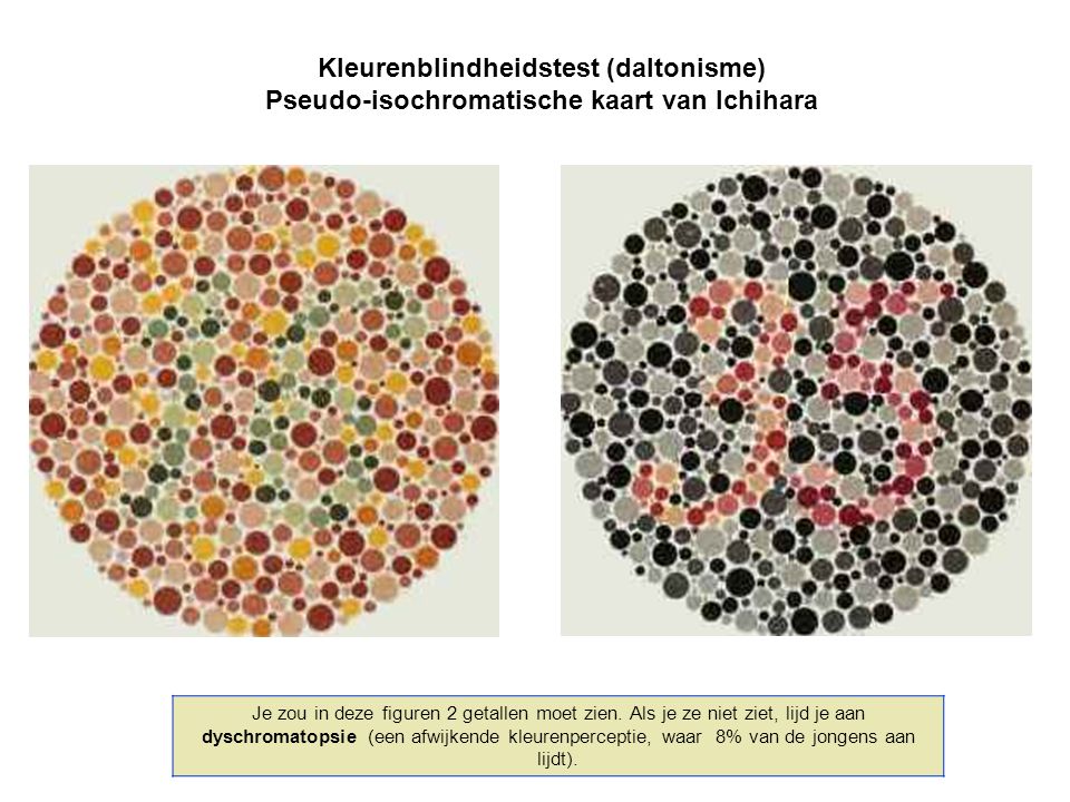 Kleurenblindheidstest (daltonisme)
