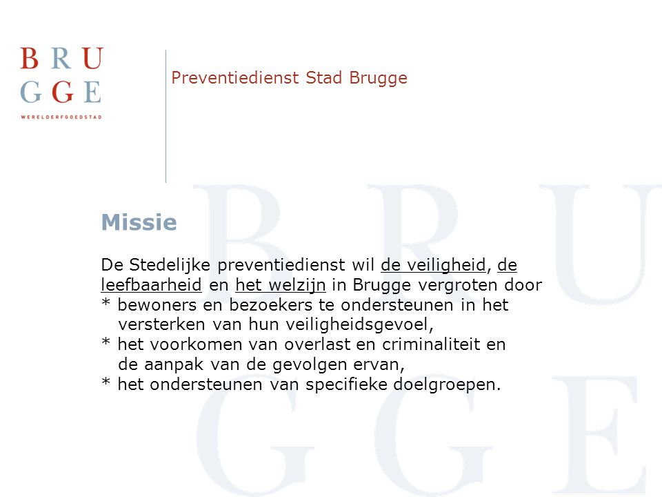 Preventiedienst Stad Brugge