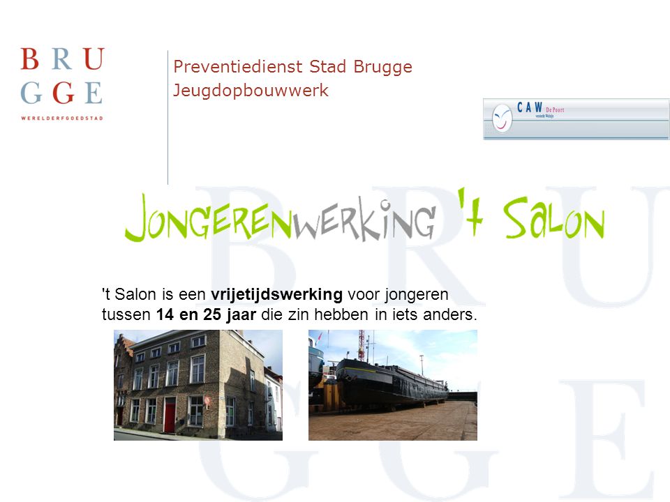 Preventiedienst Stad Brugge Jeugdopbouwwerk