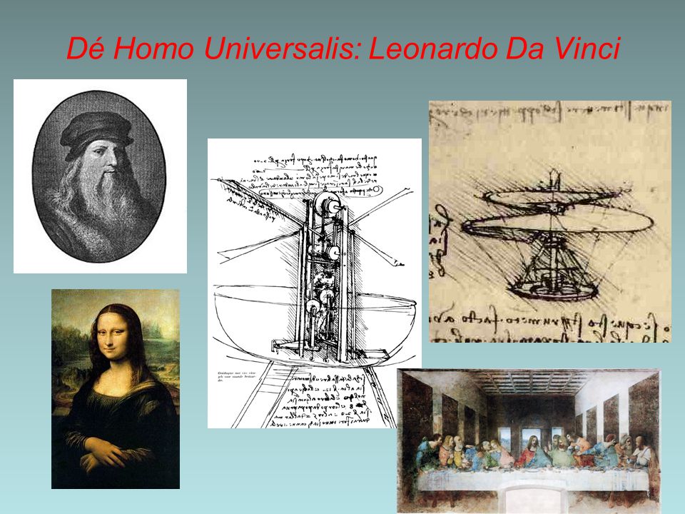 Dé Homo Universalis: Leonardo Da Vinci