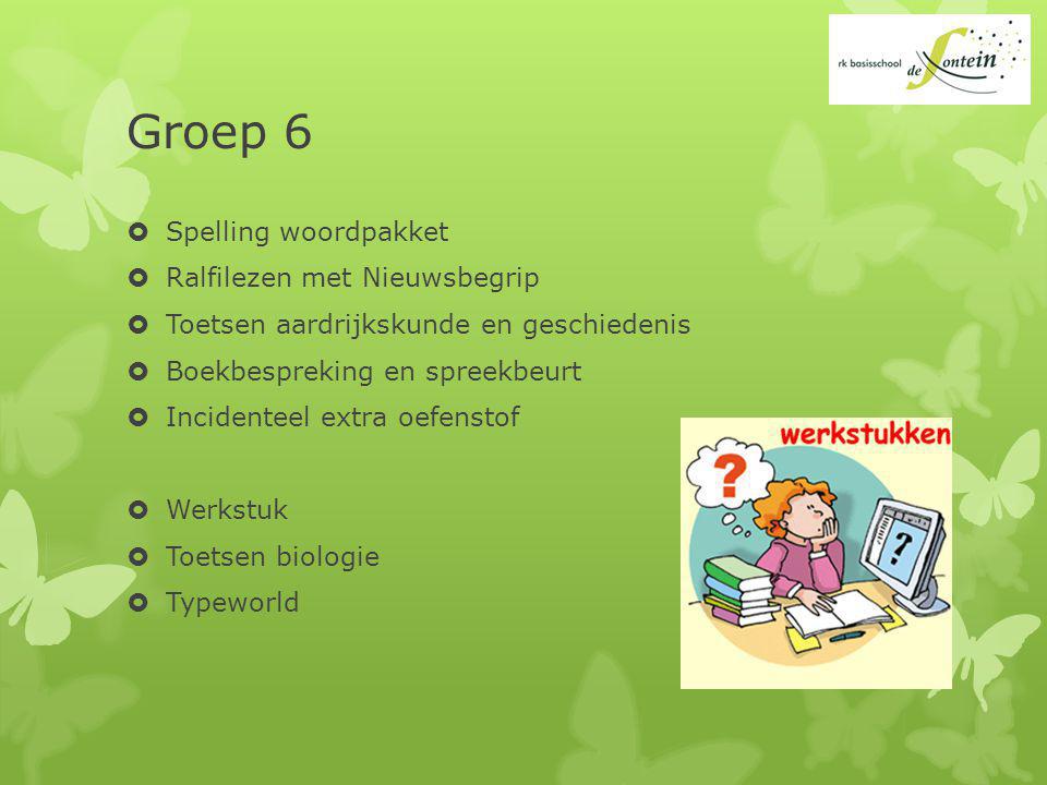 Groep 6 Spelling woordpakket Ralfilezen met Nieuwsbegrip