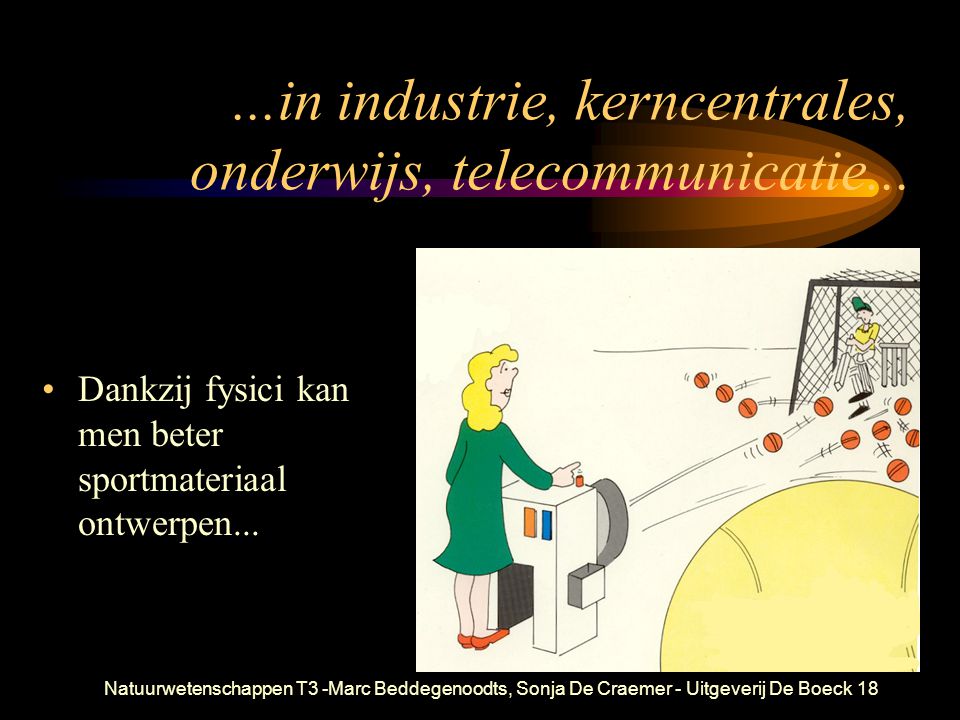 ...in industrie, kerncentrales, onderwijs, telecommunicatie...