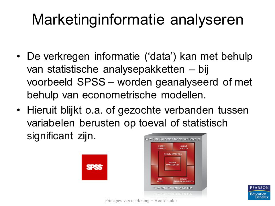 Marketinginformatie analyseren
