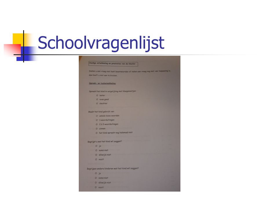 Schoolvragenlijst