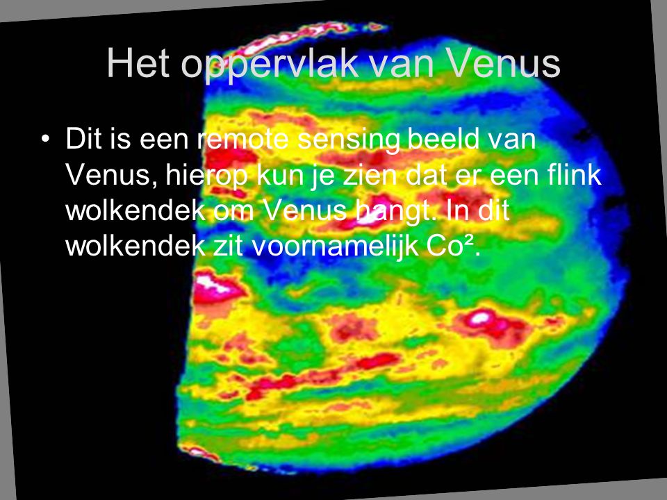 Het oppervlak van Venus