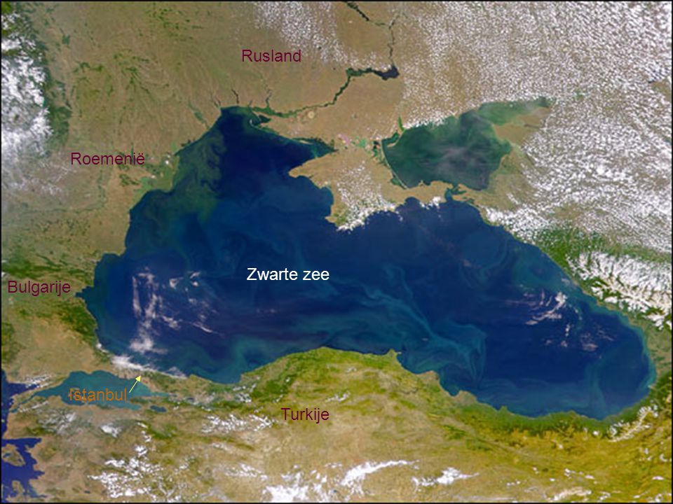 Rusland Roemenië Zwarte zee Bulgarije Istanbul Turkije